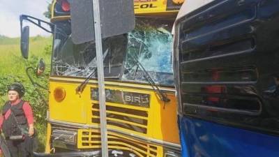 El bus de la ruta Bendeck-Corocol de El Progreso se quedó sin frenos.
