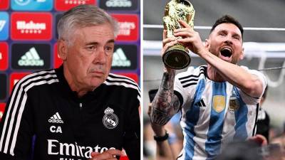 Carlo Ancelotti fue contundente con su respuesta sobre Lionel Messi al afirmar que no está en condiciones de aseverar que el argentino es el mejor de todos los tiempos del fútbol.