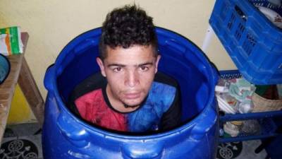 Darwin Ramón Hernández Rodríguez de 19 años de edad fue capturado hoy en Siguatepeque.