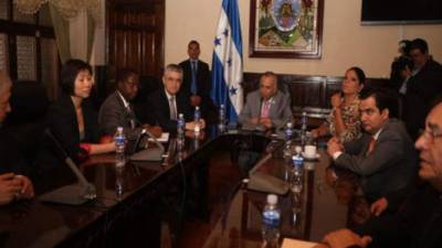 La directiva del Congreso Nacional de Honduras se reunió con representantes del Fondo Monetario Internacional.