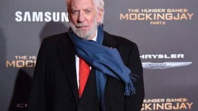 La estrella Donald Sutherland