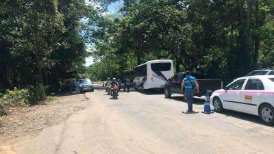 Hay unos 30 retenes en los diez municipios de Colón, durante la noche se prohíbe la circulación en la zona.