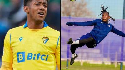 Anthony ‘Choco’ Lozano y Alberth Elis en sus respectivos equipos.