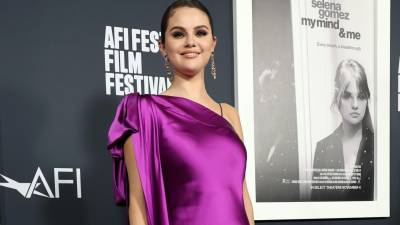 La cantante Selena Gómez.