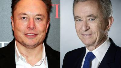 Elon Musk fue desplazado de la lista de Forbes como el hombre más rico del mundo por el francés Bernard Arnault.
