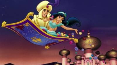 Aladino y la princesa Jasmine. Foto: Disney