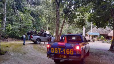 Elementos de la Policía y el Ejército de Guatemala realizaron la búsqueda del turista desaparecido en Tikal.