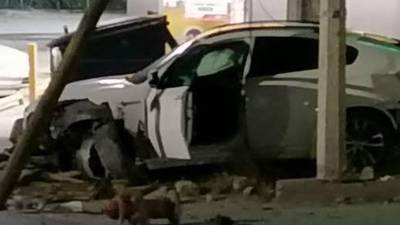 Camioneta blindada en el que iba “El Neto”.