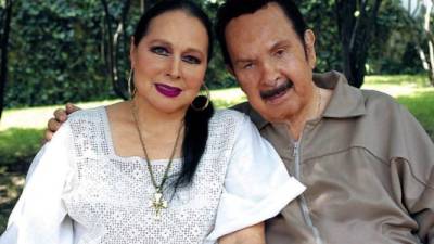 Los artistas Flor Silvestre y Antonio Aguilar en una foto de archivo.