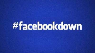Facebook caída.