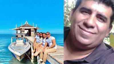 Andrés Alvarado compartía en redes sociales cada paseo que hacían en Roatán.