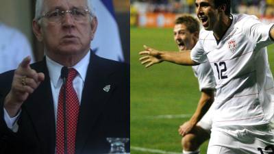 El expresidente Micheletti quiso obsequiarle a Jonathan Bornstein, quien ayudó a Honduras a clasificar al Mundial 2010.