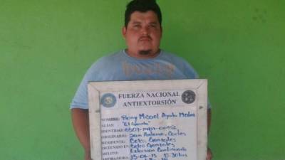 Rony Misael Ayala fue capturado en La Lima.