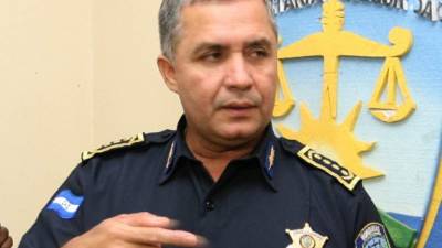 Ricardo Ramirez del Cid, director de la policía nacional 01 Nov 2011.