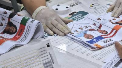 El escrutinio especial empezó ayer jueves en el Centro Logístico Electoral.