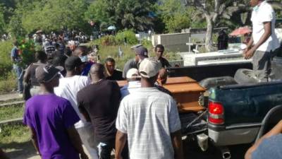 La comunidad entera en Sambo Creek está dolida por este lamentable hecho.