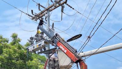 La Empresa Nacional de Energía Eléctrica (Enee) programó para este lunes 24 de agosto trabajos de mantenimiento que provocarán interrupciones temporales del servicio eléctrico en sectores del Distrito Central, Francisco Morazán, y La Lima, Cortés.