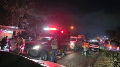 A la escena llegaron paramédicos y elementos policiales.