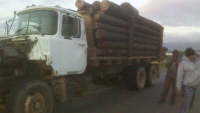 La madera decomisada fue remitida a la Fiscalía.