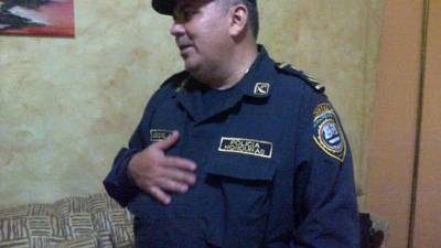 El nuevo jefe de la Policía en Atlántida, el Sub-Comisionado José David Aguilar Morán.