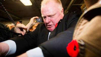 El alcalde de Toronto, Canadá, Rob Ford. Foto de National Post.