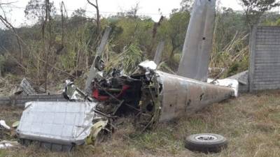El piloto y el copiloto de la aeronave murieron en el siniestro.// Foto:@paredesclo_PL.