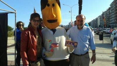 Juan Clasemedia en Montevideo.