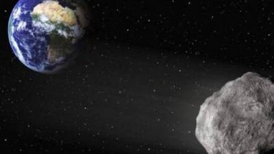 Expertos descartan el impacto del asteroide 52768 con la Tierra./Referencia AFP.