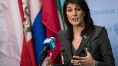 Nikki Haley es también miembro del Consejo de Seguridad Nacional estadounidense.