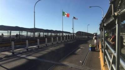 Vista general del puente Internacional de El Paso, en la frontera entre Estados Unidos y Ciudad Juárez (México).
