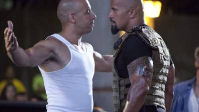 Vin Diesel y Dwayne Johnson han tenido sus diferencias durante el rodaje de 'Rápido y furioso'.