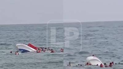 Momentos de intenso terror y zozobra vivieron varios turistas la mañana de este domingo en la ciudad puerto de Tela, en el departamento de Atlántida, luego de sufrir un accidente.