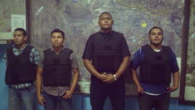 German Josué Hernández Velásquez (27), y los soldados Josué Jeremías Rodríguez García (22), Santos Raul Antúnez Fúnez (26) y Noé Moisés García Rodríguez son los detenidos.