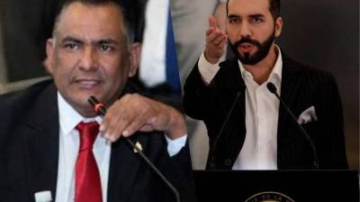 Mario Segura, diputado del Partido Liberal, y Nayib Bukele, presidente de El Salvador.