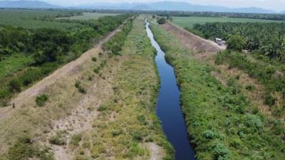 Vista del Canal Maya en el muncipio de La Lima.