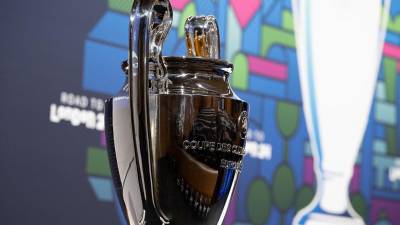 La ansiada orejona que se llevará el equipo que se proclame campeón de la Champions League.