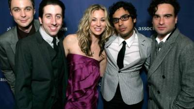 Jim Parsons, Simon Helberg, Kaley Cuoco, Kunal Nayyar y Johnny Galecki.