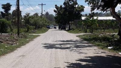 Lugar en donde fue atacado el joven.