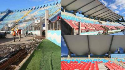 El Estadio Nacional Chelato Uclés se prepara para recibir una nueva final del fútbol hondureño. Así pulen el recinto capitalino previo a la batalla por el título del Apertura 2025.