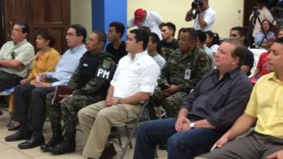 La Policía Militar brindó este jueves un informe al presidente de Honduras, Juan Orlando Hernández, sobre el trabajo realizado en el sector de Chamelecón, una de las zonas consideradas más conflictivas en San Pedro Sula.