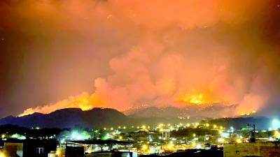<b>El parque nacional La Tigra ardió por días debido a un incendio que fue difícil controlar.</b>