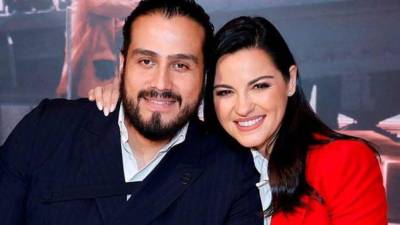 Maite Perroni junto a su esposo Andrés Tovar.