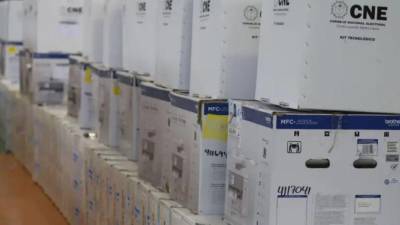 Material electoral llega temprano a centros de San Pedro Sula.