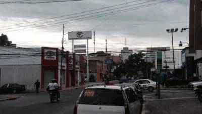 San Pedro Sula amaneció con mucha nubosidad ycon temperaturas de 22 grados centígrados.