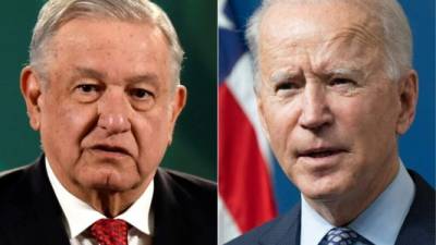 López Obrador y Biden se reunirán este lunes virtualmente en el primer encuentro entre ambos líderes./AFP.
