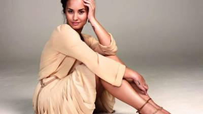 La cantante Demi Lovato.