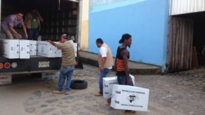 Las maletas fueron descargadas en Trujillo.