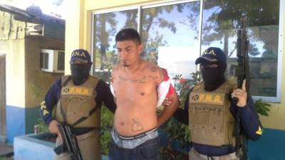 Roberto Javier Alemán Castellón fue detenido en el barrio Potreritos de La Ceiba.