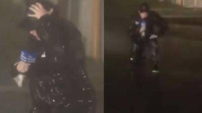 Captura de pantalla del vídeo que se viralizó en redes sociales.