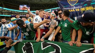 Argentinos y mexicanos tuvieron una rivalidad en el Mundial de Qatar 2022.